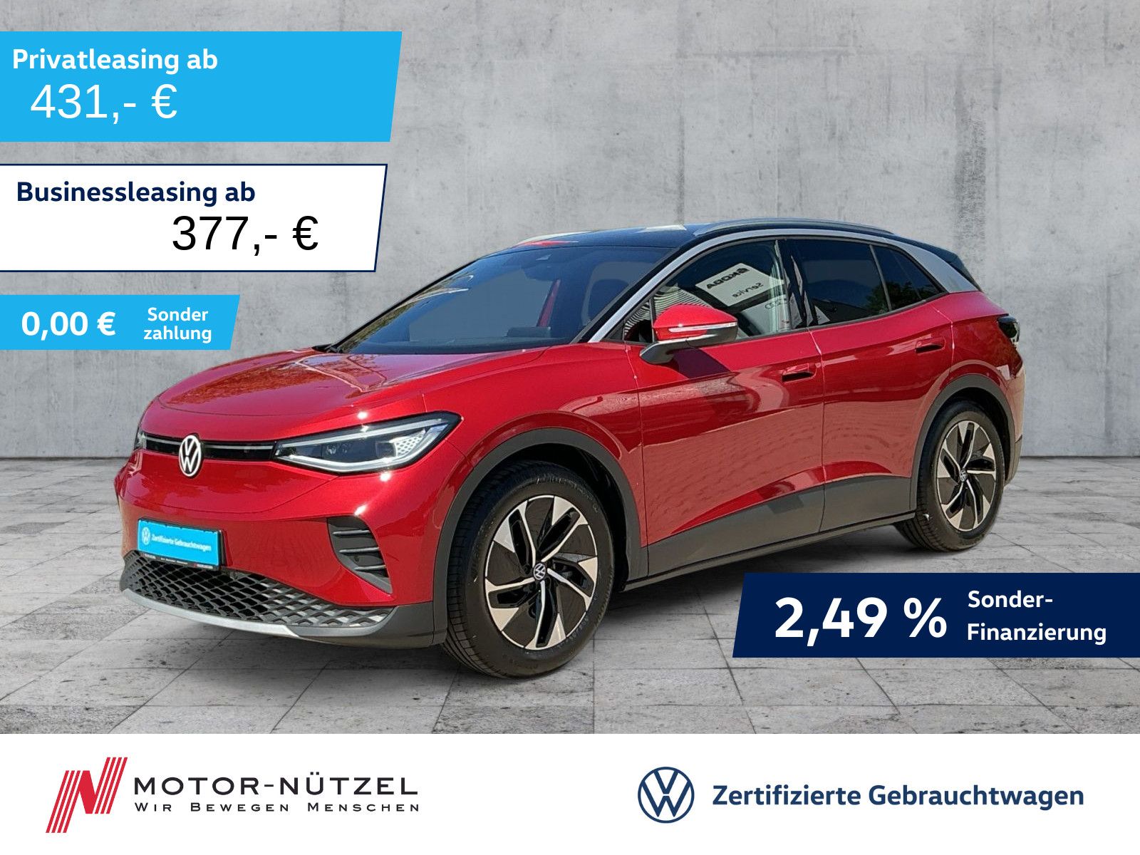 Volkswagen ID.4 Pure 125kw 5JG+MATRIX+NAVI+AHK+ACC+SHZ+WäPu
