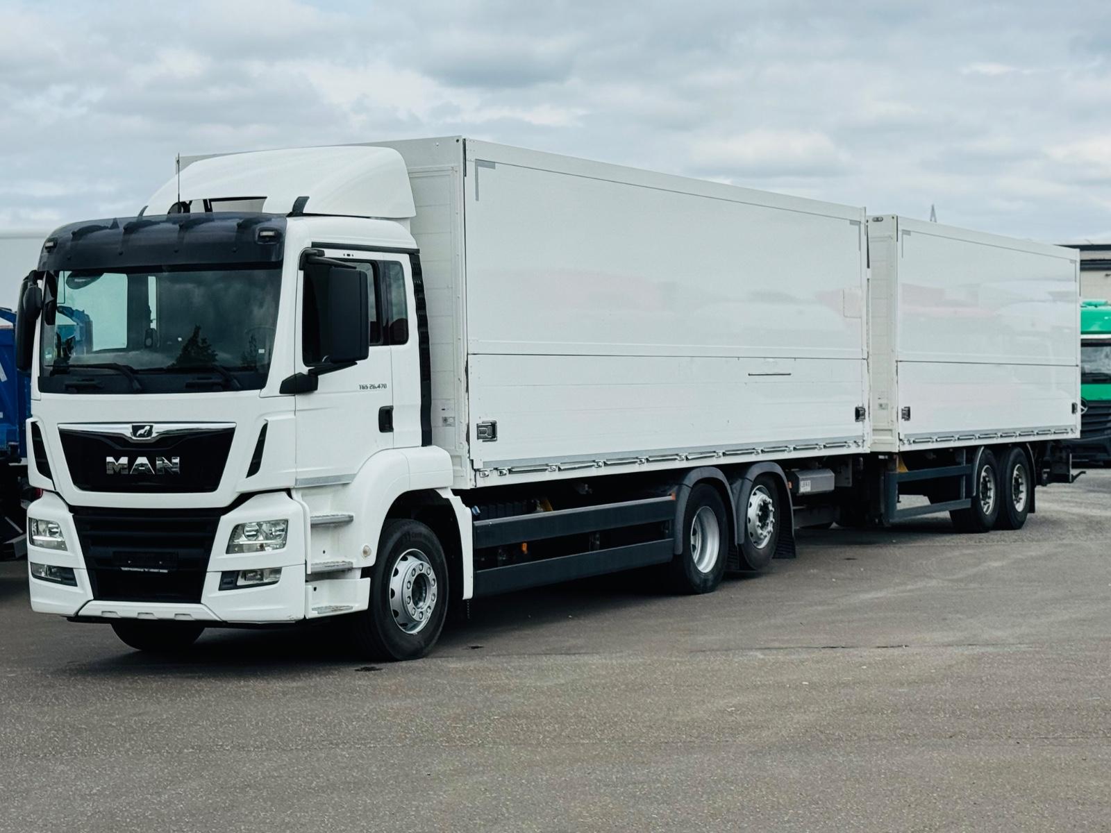 MAN TGX 26.470 L / 2 x LBW / KOMPLETTZUG