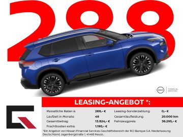 Nissan Leasingangebot: Nissan X-Trail TEKNA 163PS Automatik Winter/HUD/360°/Na