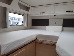 Sunlight T 67 Adventure Edition, Einzelbetten und Hubbett