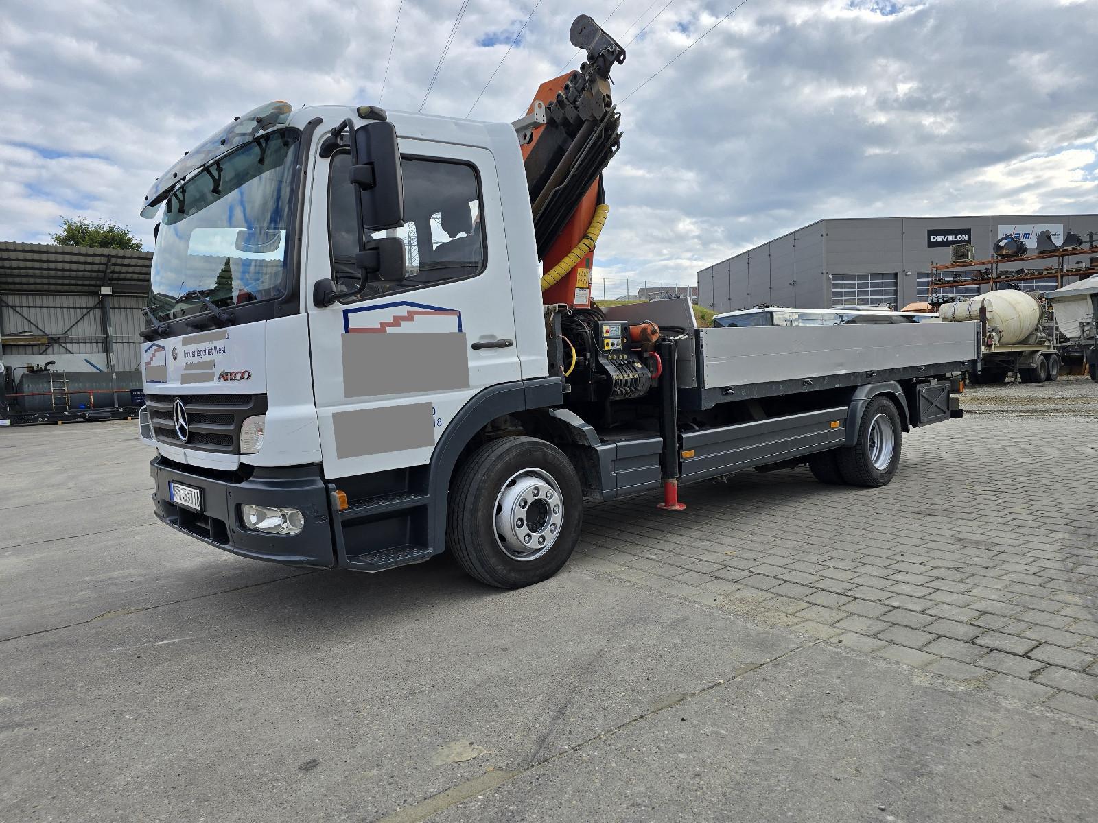 Mercedes-Benz Atego 1223 Kran PK9501D 14m Funk Seilwinde Tüv