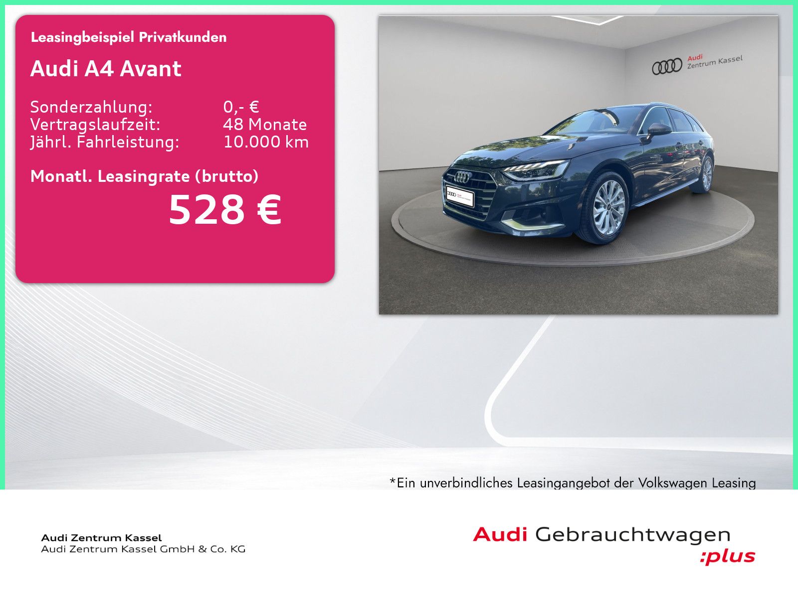 Audi A4 Avant 40 TDI quattro LED AHK Kamera Alcantara
