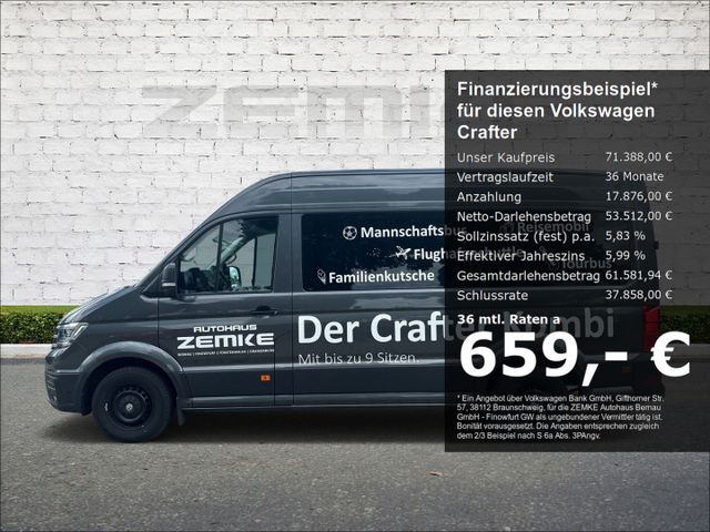 Volkswagen Crafter 35 Trendline Kombi 9-Sitzer Standheizung