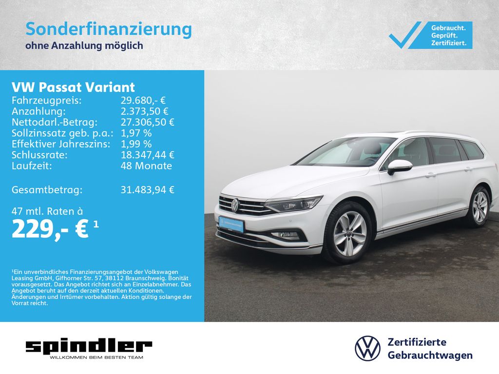 Passat Variant Elegance 2.0 TDI DSG / Pano, AHK
