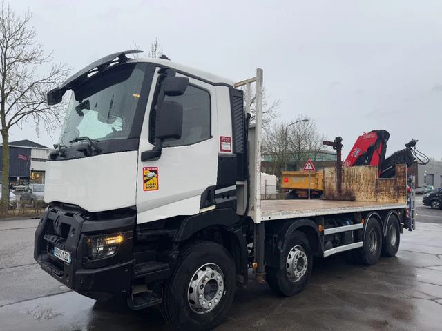 Renault C460 8X4 - EURO 6 + FASSI F245AC.0.26 + REMOTE +