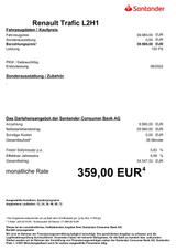 Renault Trafic PKW GRAND LIFE BLUE DCI150 - Renault aus 2022