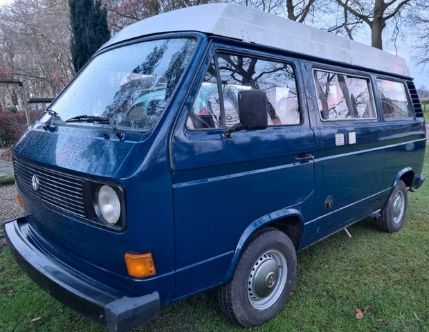 Volkswagen T3 bus wohnmobil hubdach benzin