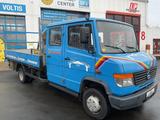 Mercedes-Benz Vario 614 D Pritsche Doka AHK 7 Sitzer TÜV 10-25 - Mercedes-Benz 614 d