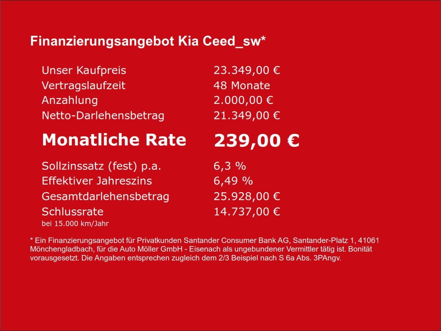 Kia Ceed_sw 1.5T Vision DCT7 Komf+ NAV PDC Klimaauto