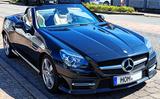 Mercedes-Benz SLK 250 d~Navi~Airscarf~Leder Beige~9 Gang - schwarze Mercedes-Benz SLK 250