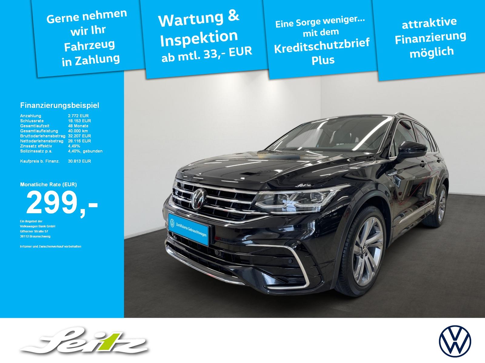 Volkswagen Tiguan 2.0 TDI R-Line *AHK*HEAD-UP*HARMAN*