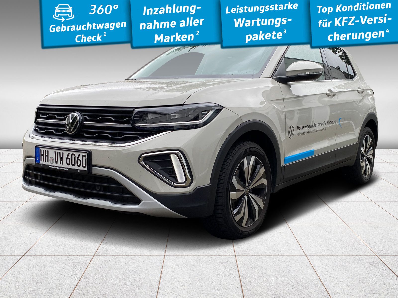 Volkswagen T-Cross 1.0 TSI DSG Style Nav CarPlay AHK Kamera foto 2