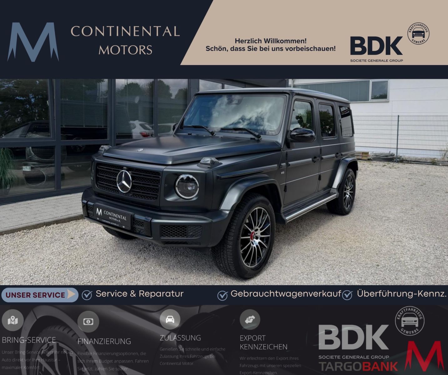 Mercedes-Benz G 500 Magno AMG*Night*M-Beam*S-Dach*Burmester*