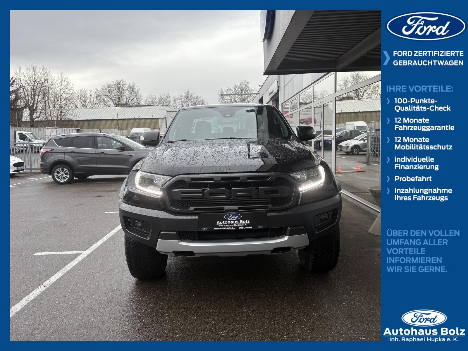 Ford Ranger Raptor 4x4 DK-AHK-Navi-Kamera - Standheiz