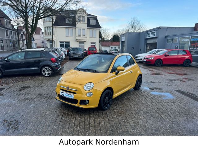 Fiat 500 S 1.2 8V Cabrio*2.HD*KLIMA*LEDER*TÜV 5.26*