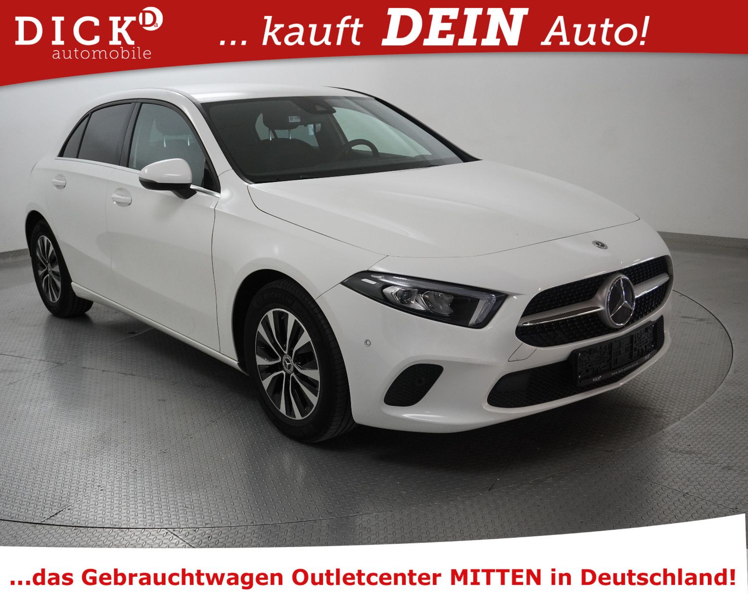 Fahrzeugabbildung Mercedes-Benz A180d 8G Advanc NAV+LEDER+SHZ+AHK+VIRTU+LED+TEMP