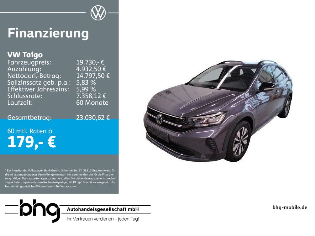 Volkswagen Taigo 1.0 TSI GOAL