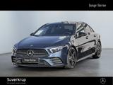 Mercedes-Benz A 220 4M AMG NIGHT DISTR PANO SPUR AHK 360 PDC - blaue Mercedes-Benz A 220