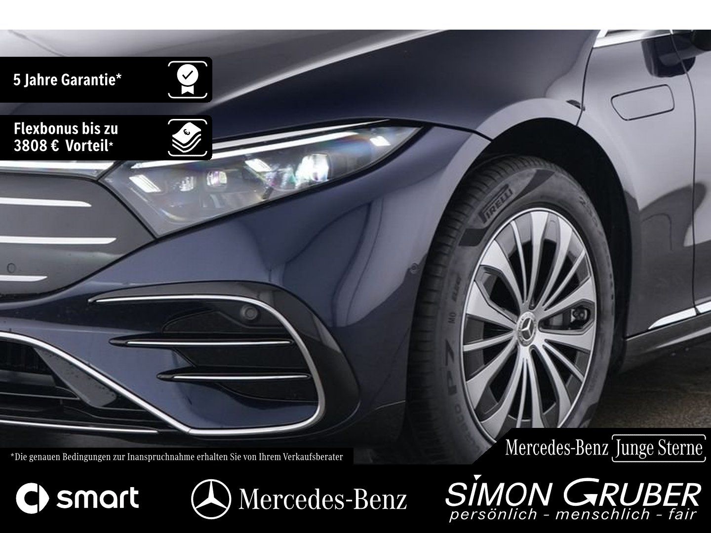 Fahrzeugabbildung Mercedes-Benz EQS 500 4M AMG Pano 4*Massage Sitzklima 118kwh