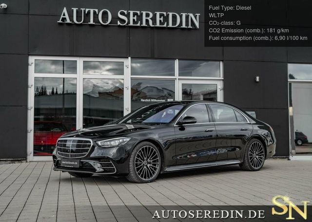 Mercedes-Benz S 450 D 4M BLACK/BROWN+AMG+BURMESTER®+MY25