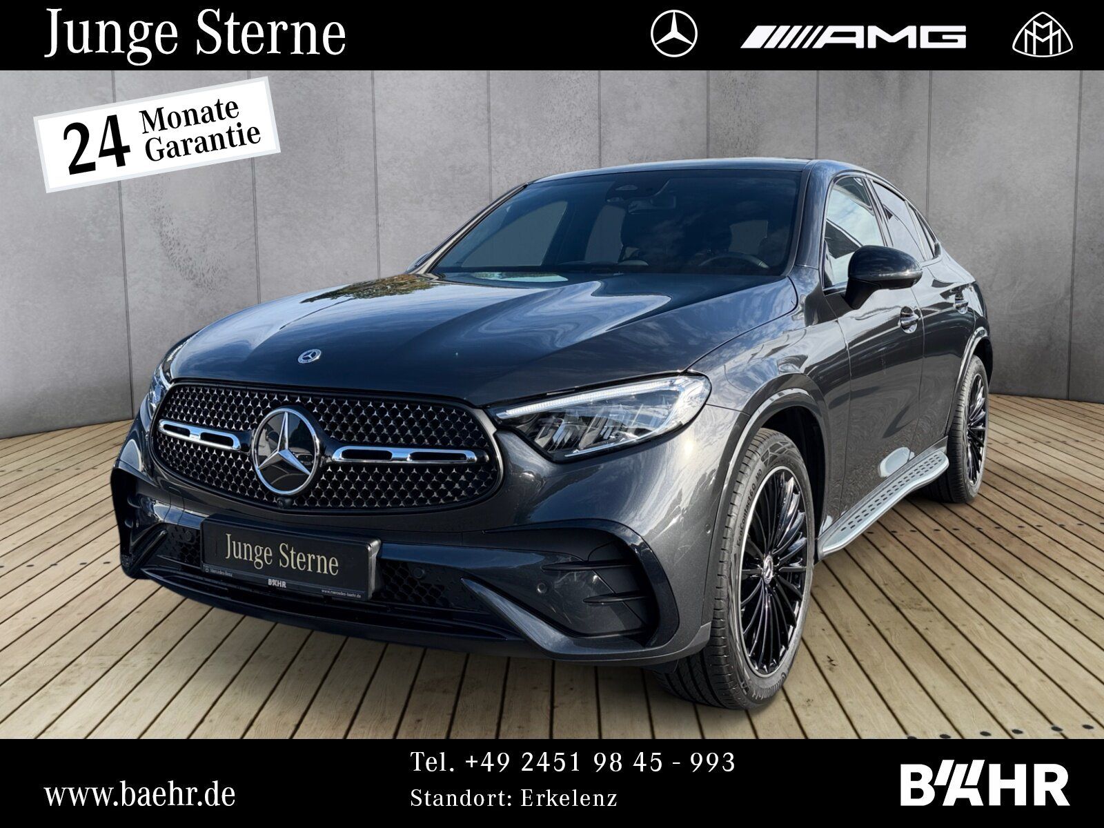 Mercedes-Benz GLC 300 d 4M Coupé AMG Night MBUX LED Pano AHK foto 1