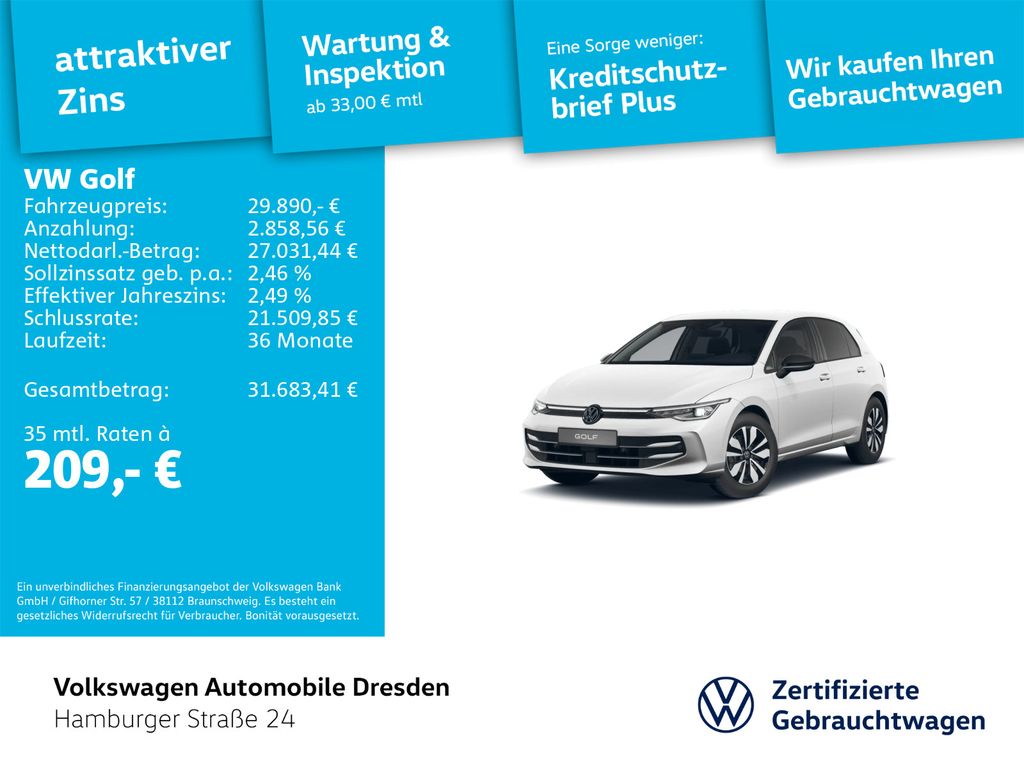 Golf Goal 1.5 TSI TRAVEL AHZV KAM APP KEYLESS