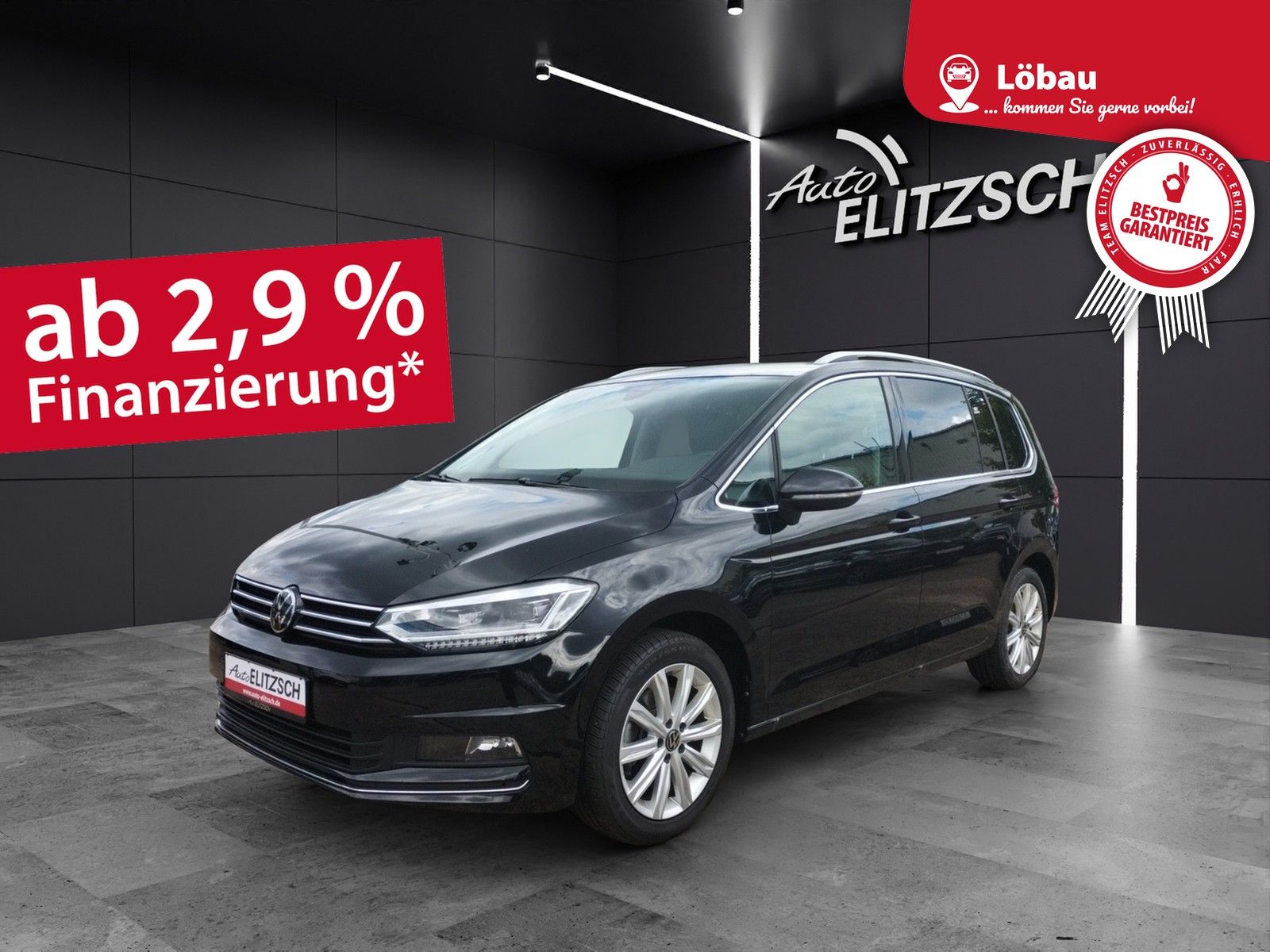 Fahrzeugabbildung Volkswagen Touran TDI Highline DSG 7-Si LED AHK Navi  ACC R