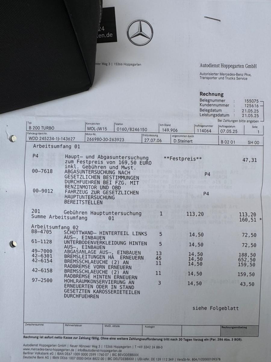 Mercedes-Benz B200 2006 — photo 25
