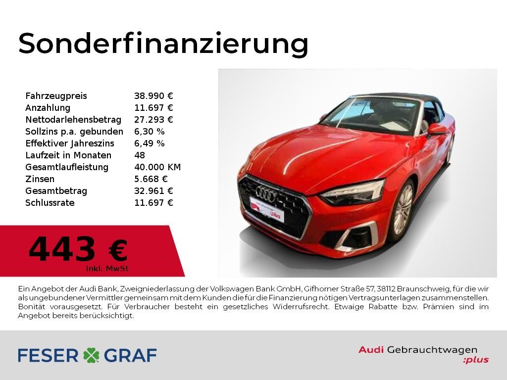 Audi A5 Cabriolet 45 TFSI qu S Line Navi Matrix HUD foto 1