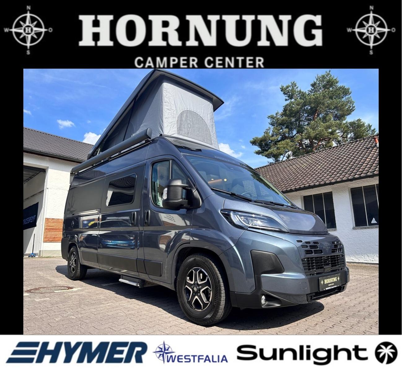 Westfalia Columbus 600 D AHK Stauraump. 350W SOLAR SKYVIEW
