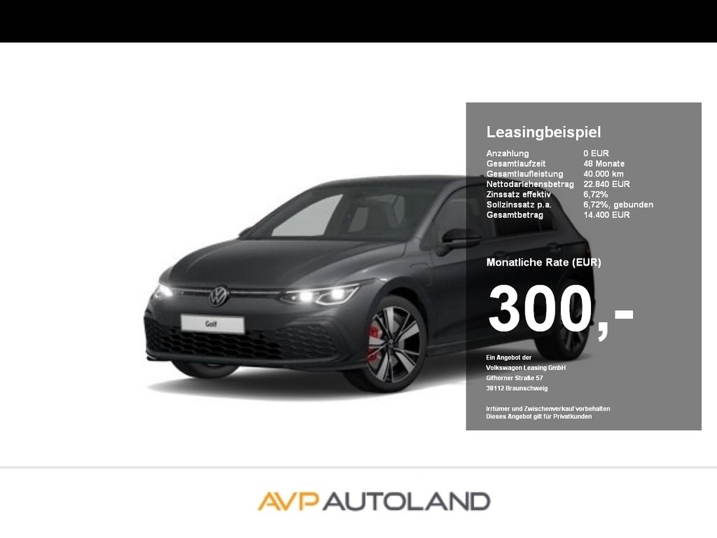 Golf VIII GTE 1.4 TSI DSG eHybrid | NAVI | AHK |
