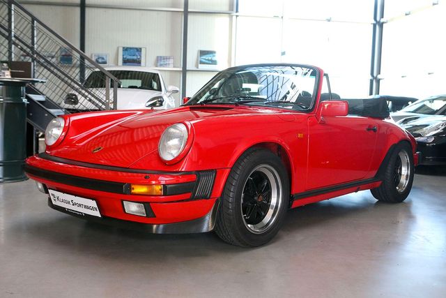 Porsche 3.2 Cabriolet, Deutsch, Frame-Off-Restaurierung