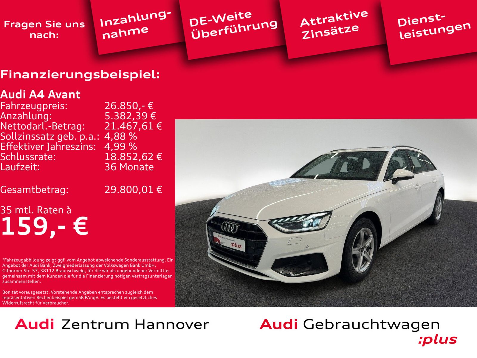 Audi A4 Avant 35 TFSI Pano Matrix LED Sportsitze