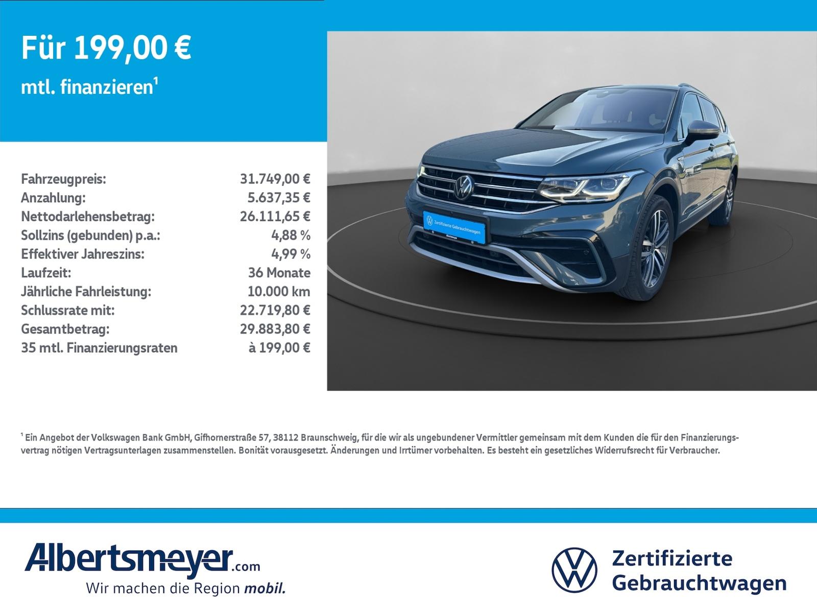 Volkswagen Tiguan Allspace 2.0 TSI 4Motion Elegance +LEDER+
