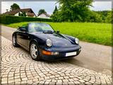 Porsche 964 Cabrio Originalzustand - blaue Porsche 964