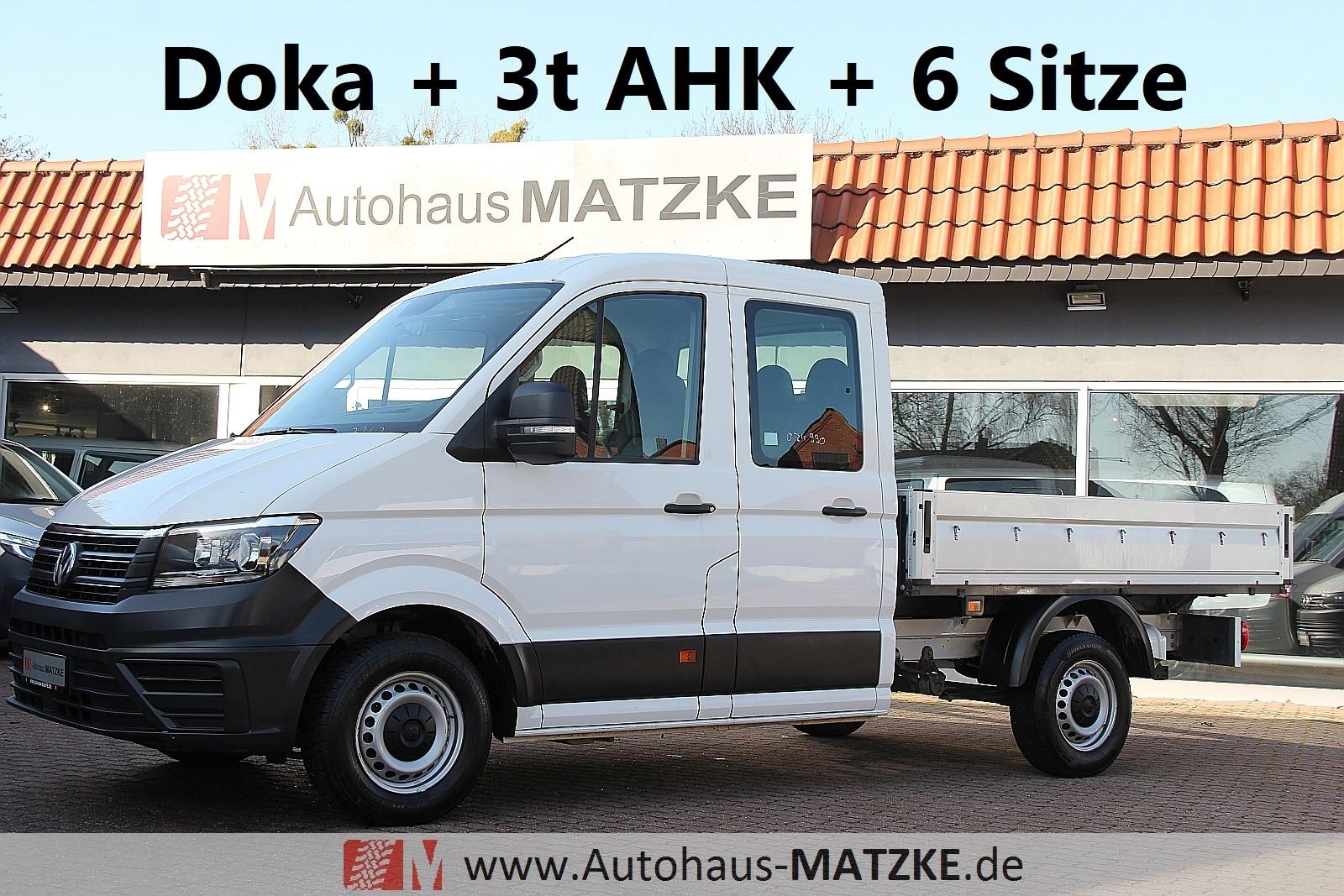 Volkswagen Crafter35 2.0TDI Doka Pritsche AHK Klima Tempom.
