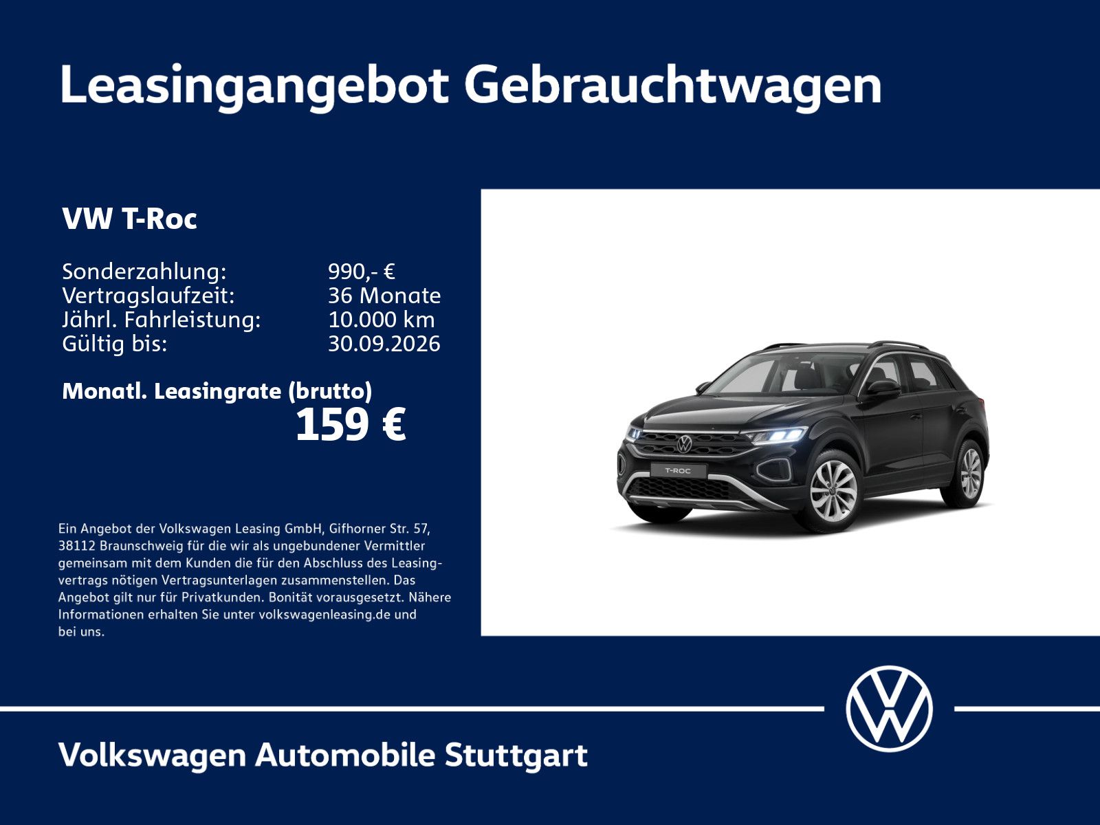 Volkswagen T-Roc 1.0 TSI Life Navi