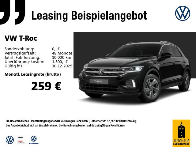VW T-Roc 1.5 TSI R-Line DSG *LED+*Digi.C-Pro*R-CAM*