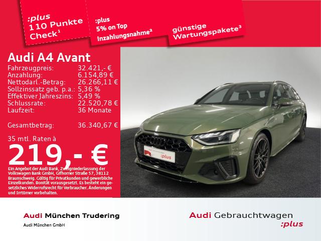 Audi A4 Avant 40 TFSI S tronic S line ACC/AHK/HuD/Nav