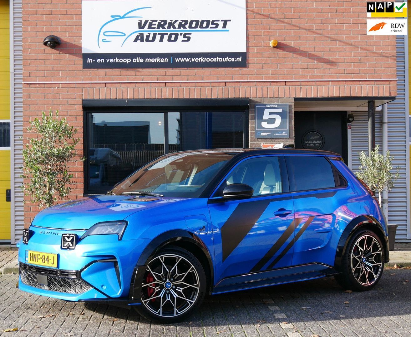 Alpine A290 GTS Premiere Edition 52 kWh. kamera stuur/s