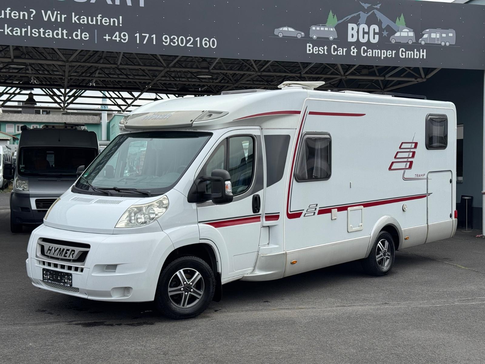 HYMER / ERIBA / HYMERCAR T674CL Fiat 2.3JTD-Sat+TV-Klima-Solar-Luftfahr-*