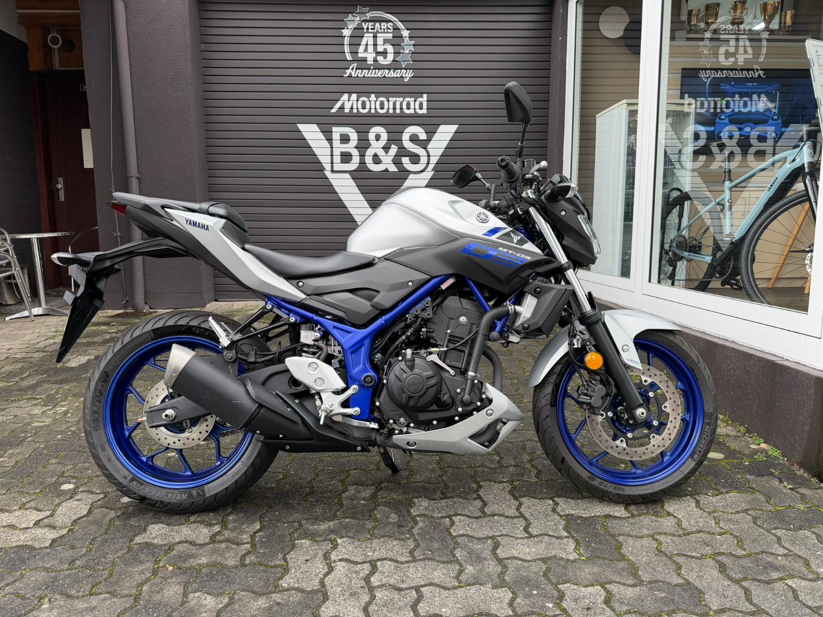 Yamaha MT-03 MT03 ABS Inspektion neu
