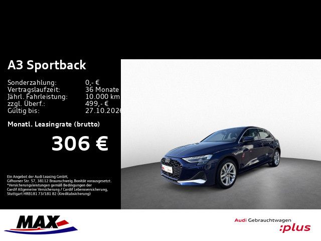 A3 Sportback TDI ADVANCED LED+KAMERA+VCP+NAVI+