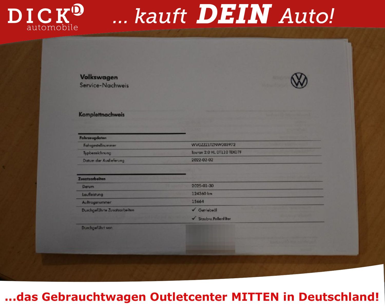 Fahrzeugabbildung Volkswagen Touran 2.0d DSG LED/NAVI/VIRTU/ACC/SHZ/AHK/8Fa