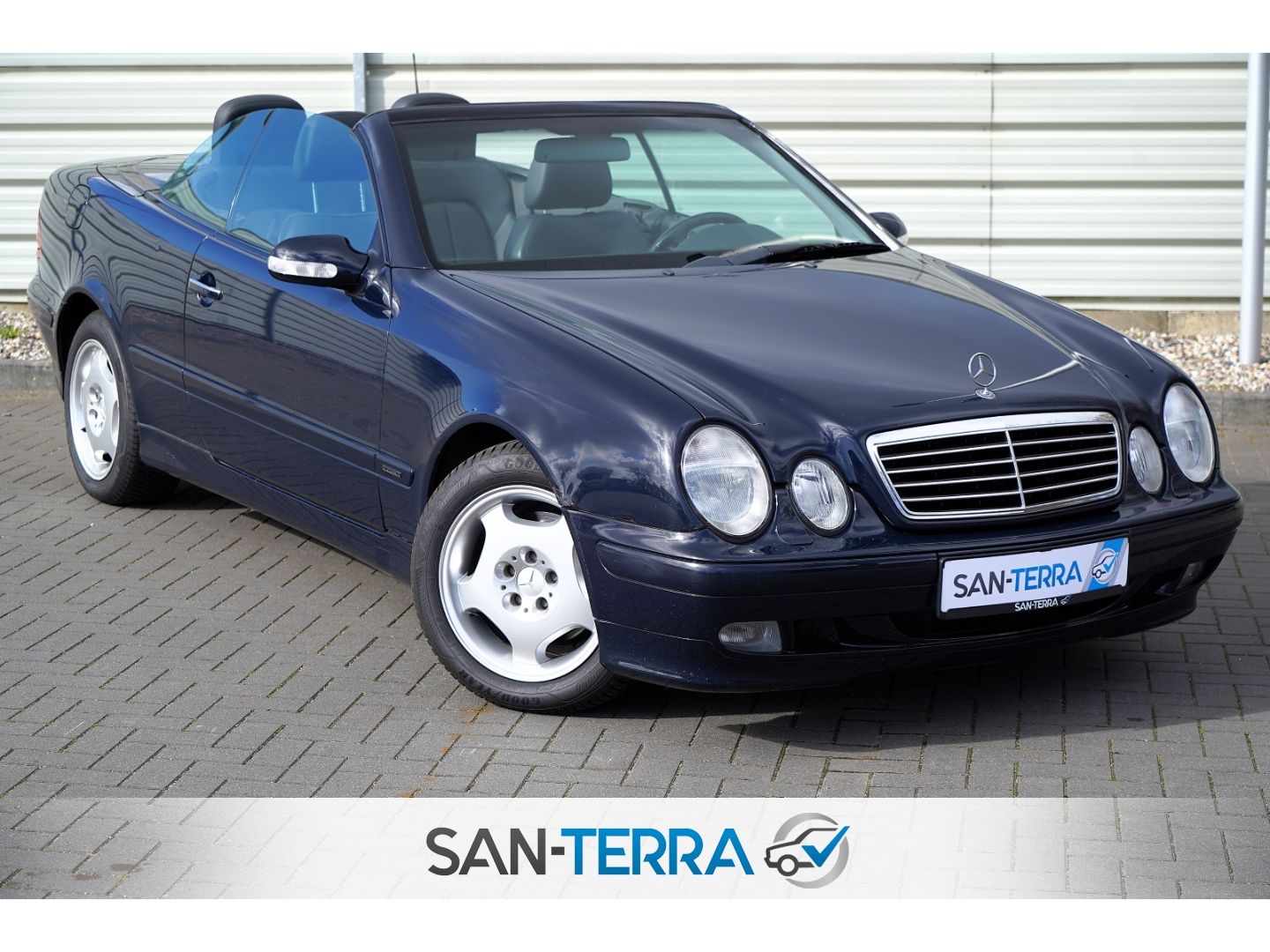 Mercedes CLK 320 1999, 3.2 benzīns, Automāts, Kabriolets, Zils — Latvijā