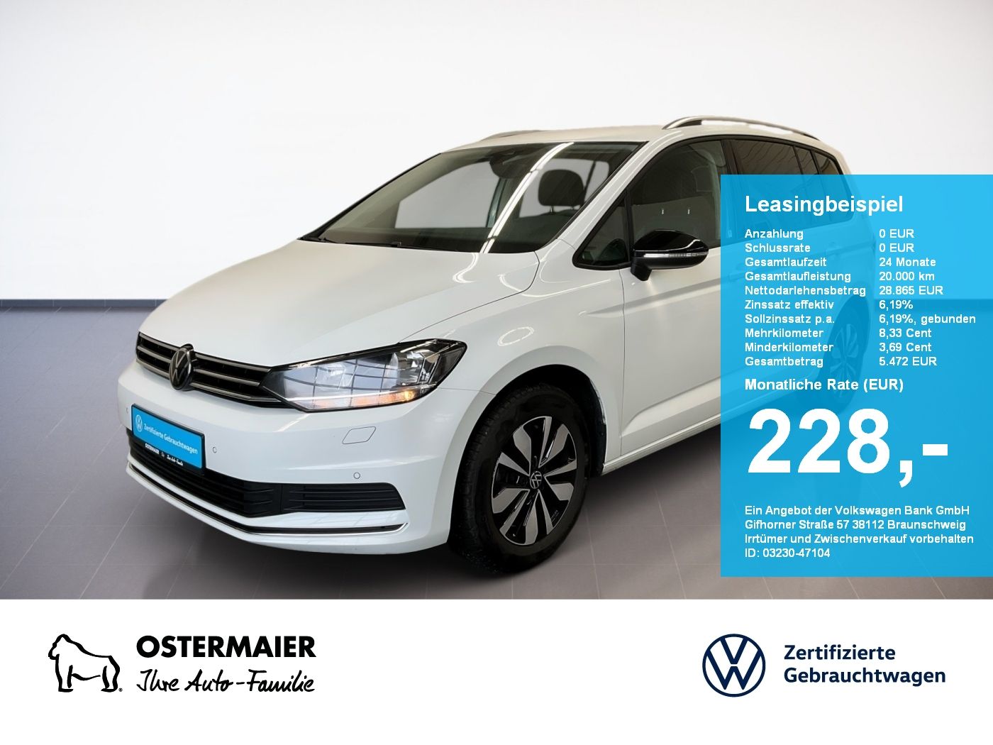 Volkswagen Touran CL GOAL 1.5TSI 150PS ACC.7-S.KAMERA.NAVI+