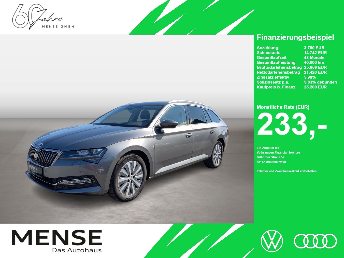 Skoda Superb Combi Style 2.0l TDI 110kW 7-Gang-DSG ACC