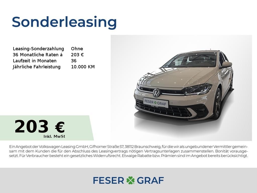 Volkswagen Polo R-Line 1,0 l TSI 95 PS 7-Gang-DSG