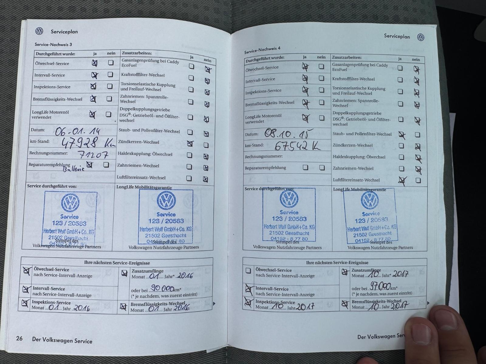 Volkswagen Caddy Life Team 7-Sitze,Klima,Allwetter,TÜV+Insp