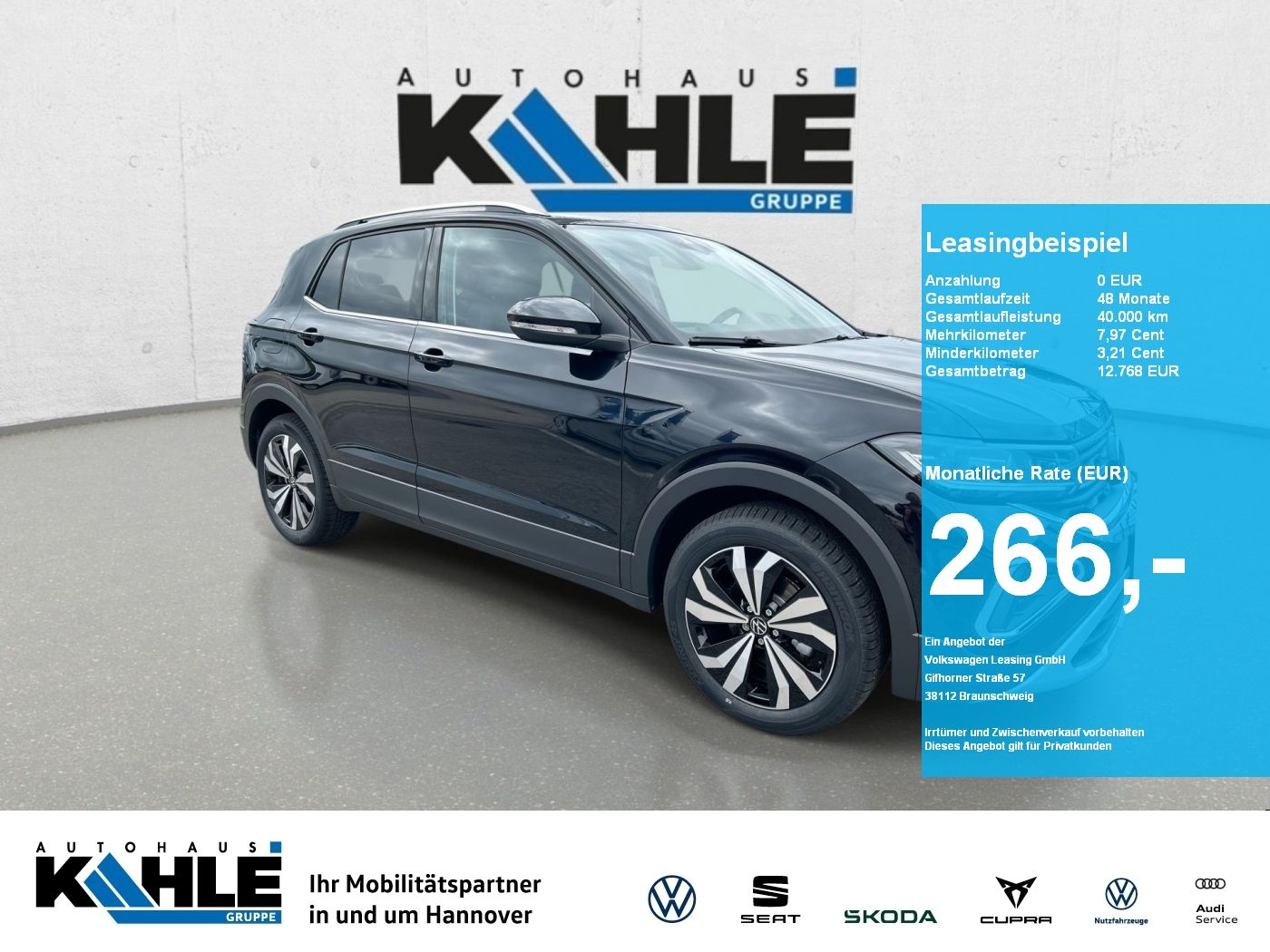 Volkswagen T-Cross 1.0 TSI DSG Style AHK Travel&Comfort GJR